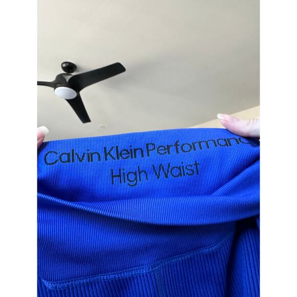 Calvin Klein Performance Blue leggings. size XS - Picture 7 of 8